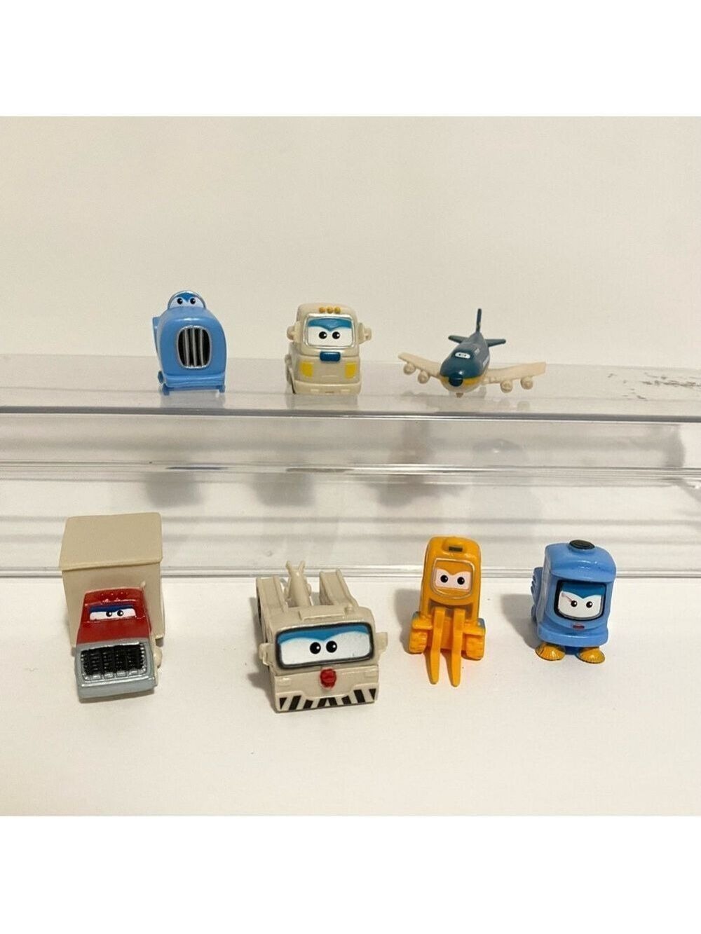 Super Wings Airport Crew Car Mini Vehicles Plane Toy  Cake Toppers Bundle Lot